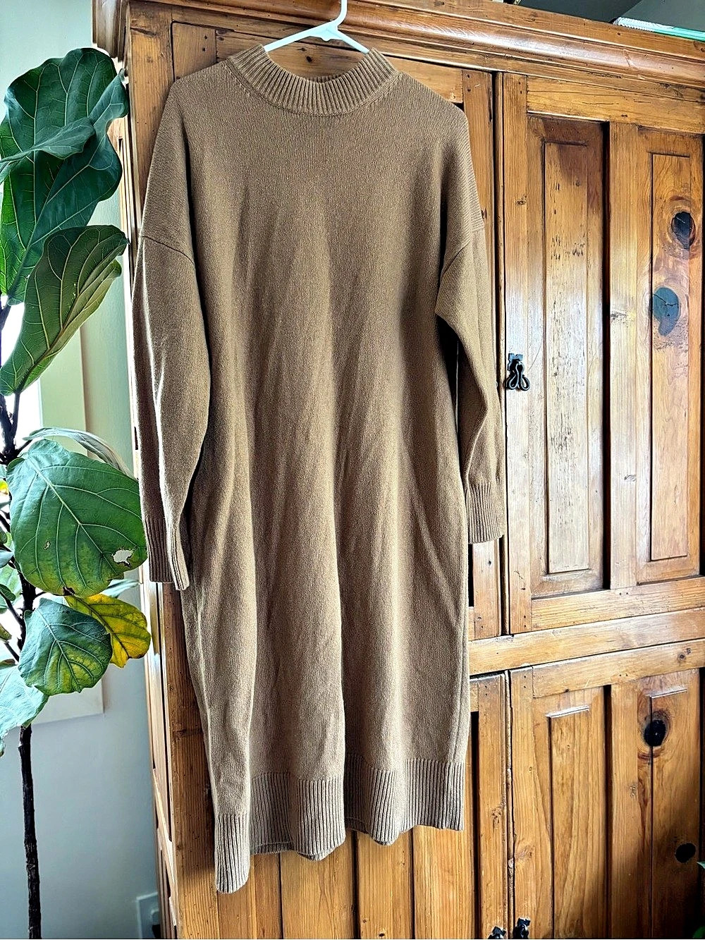 Madewell (Re)sourced Cashmere Mockneck Midi Sweater Dress (Re)sourced Cashmere